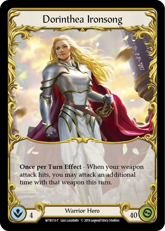 Image for Dorinthea Ironsong // Katsu, the Wanderer (WTR113 // WTR076) (Welcome to Rathe) - Flesh and Blood TCG