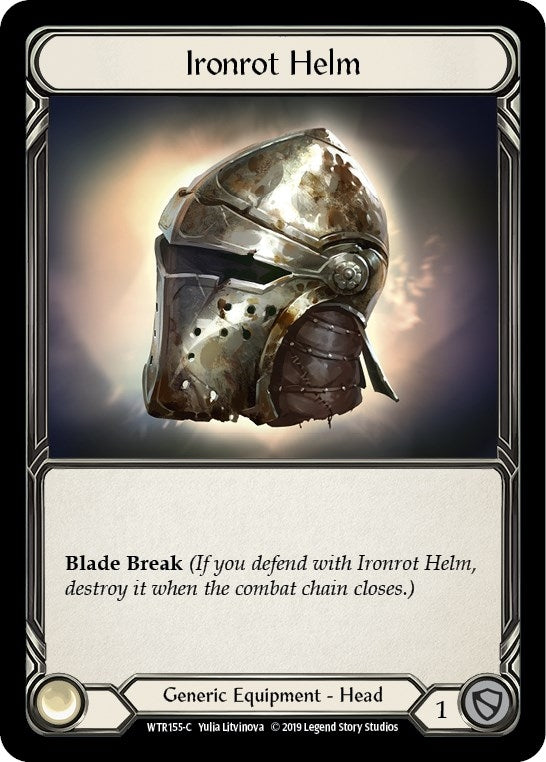 Image for Ironrot Helm (WTR155) (Welcome to Rathe) - Flesh and Blood TCG