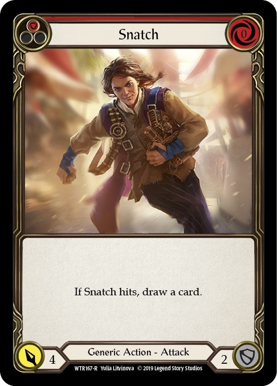 Image for Snatch (Red) (WTR167) (Welcome to Rathe) - Flesh and Blood TCG