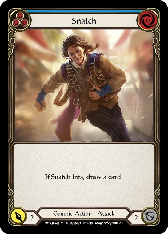 Image for Snatch (Blue) (WTR169) (Welcome to Rathe) - Flesh and Blood TCG