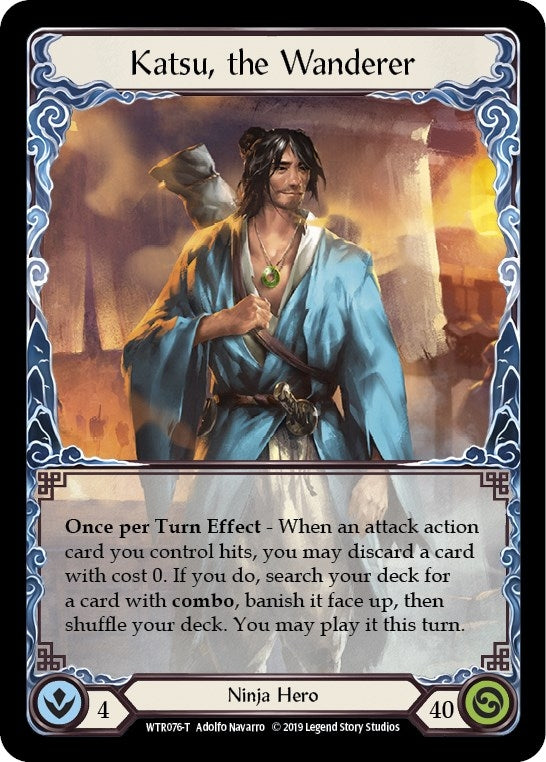 Image for Katsu, the Wanderer // Seismic Surge (WTR076 // WTR075) (Welcome to Rathe) - Flesh and Blood TCG