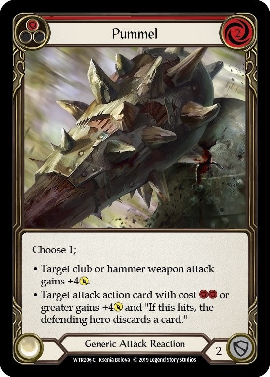 Image for Pummel (Red) (WTR206) (Welcome to Rathe) - Flesh and Blood TCG