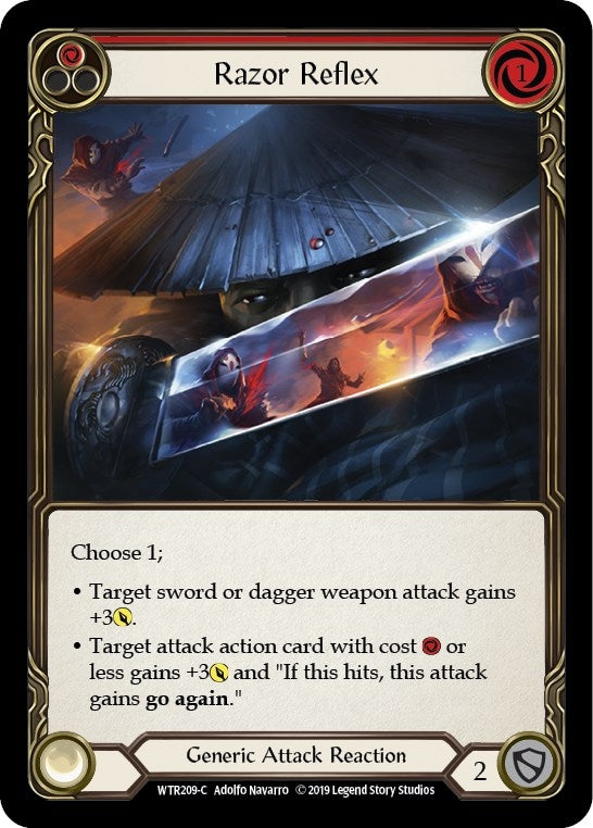 Image for Razor Reflex (Red) (WTR209) (Welcome to Rathe) - Flesh and Blood TCG