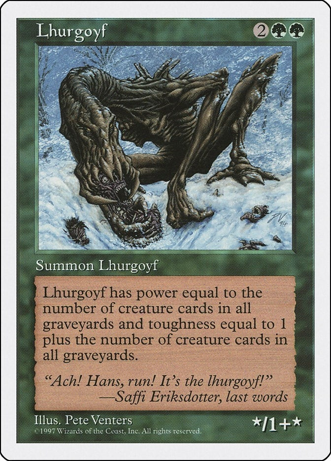 Image for Lhurgoyf [Fifth Edition]