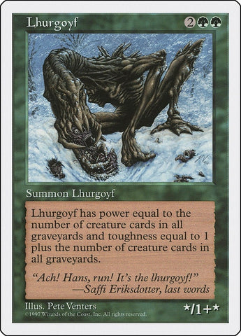 Image for Lhurgoyf [Fifth Edition]
