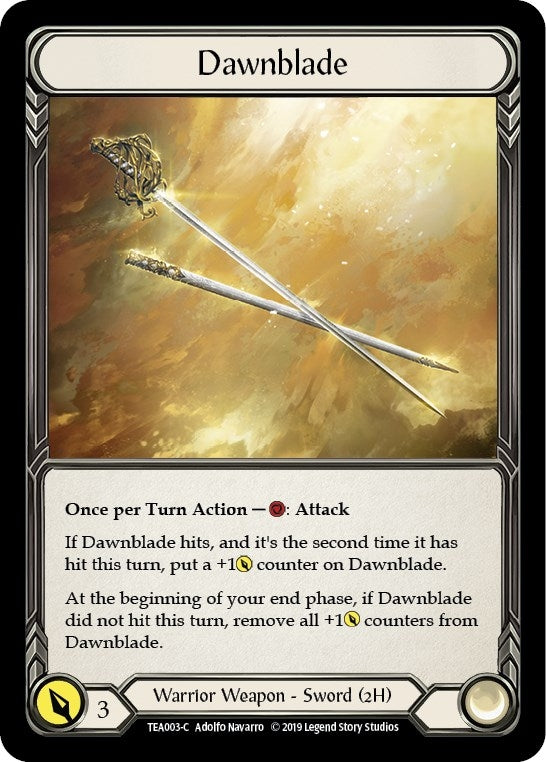 Image for Dawnblade (TEA003) (Hero Deck: Dorinthea) - Flesh and Blood TCG