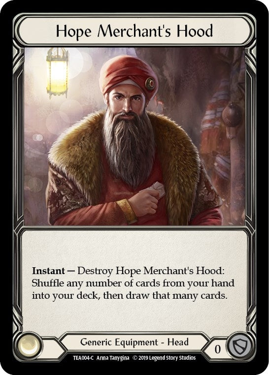 Image for Hope Merchant's Hood (TEA004) (Hero Deck: Dorinthea) - Flesh and Blood TCG