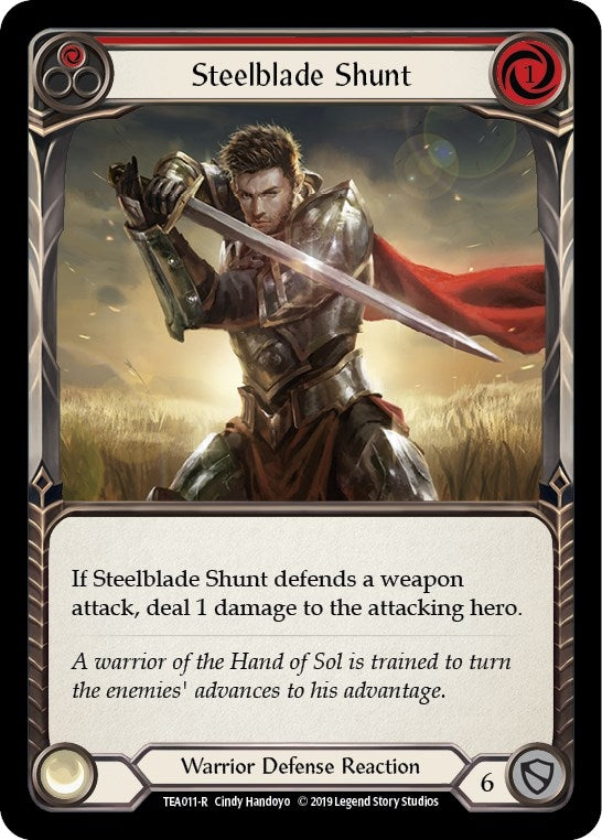 Image for Steelblade Shunt (Red) (TEA011) (Hero Deck: Dorinthea) - Flesh and Blood TCG
