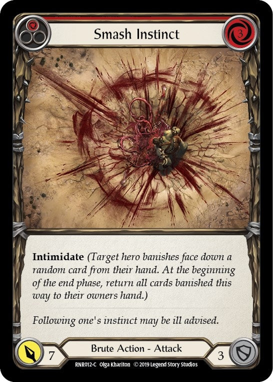 Image for Smash Instinct (Red) (RNR012) (Hero Deck: Rhinar) - Flesh and Blood TCG