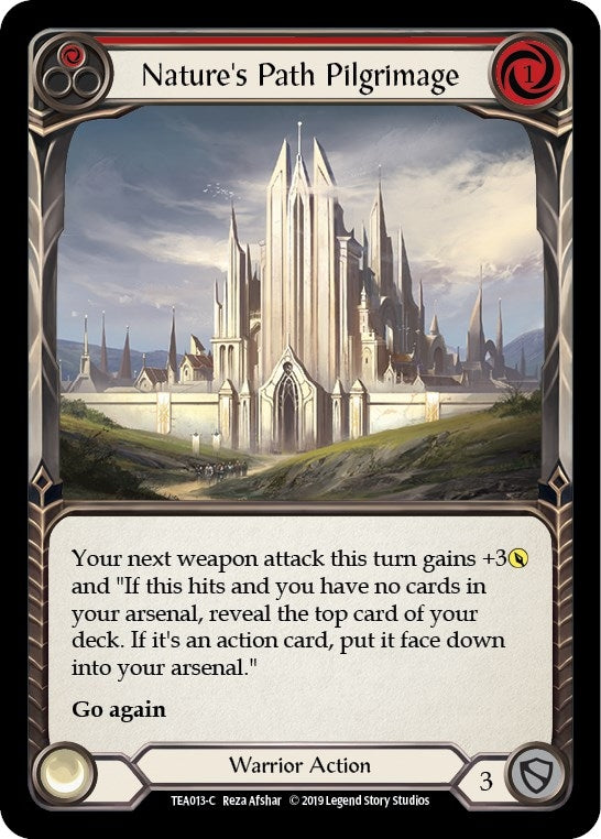 Image for Nature's Path Pilgrimage (Red) (TEA013) (Hero Deck: Dorinthea) - Flesh and Blood TCG