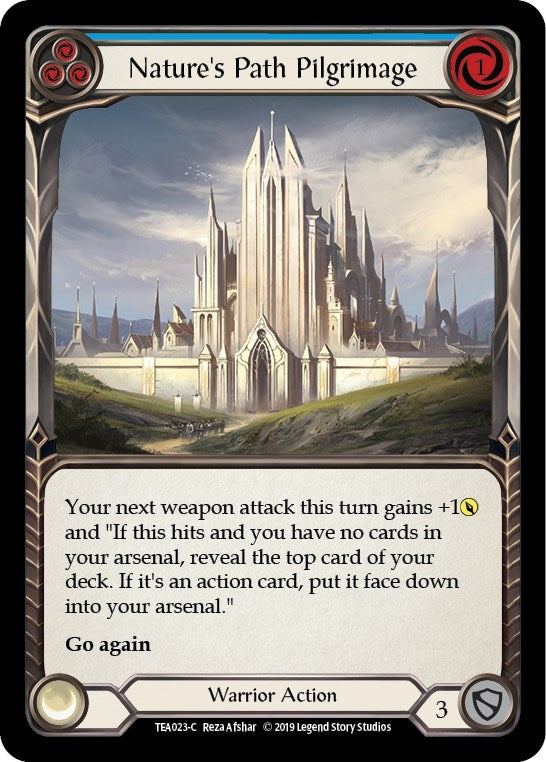 Image for Nature's Path Pilgrimage (Blue) (TEA023) (Hero Deck: Dorinthea) - Flesh and Blood TCG
