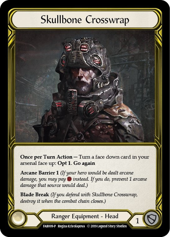 Image for Skullbone Crosswrap (Golden) - FAB009 (FAB009) (Flesh and Blood: Promo Cards) - Flesh and Blood TCG