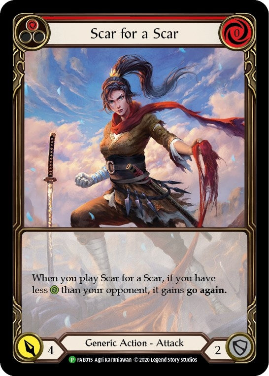 Image for Scar for a Scar - FAB015 (FAB015) (Flesh and Blood: Promo Cards) - Flesh and Blood TCG