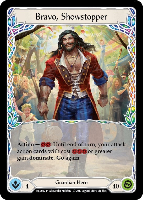 Image for Bravo, Showstopper - HER002 (HER002) (Flesh and Blood: Promo Cards) - Flesh and Blood TCG