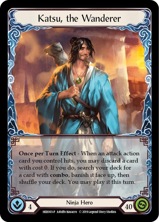 Image for Katsu, the Wanderer - HER003 (HER003) (Flesh and Blood: Promo Cards) - Flesh and Blood TCG