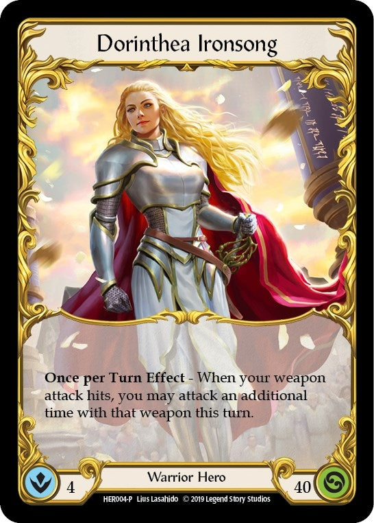 Image for Dorinthea Ironsong - HER004 (HER004) (Flesh and Blood: Promo Cards) - Flesh and Blood TCG