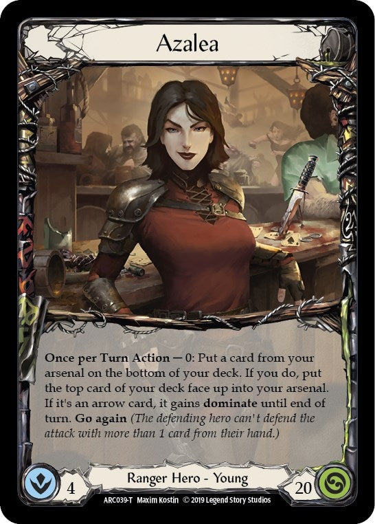 Image for Azalea // Azalea, Ace in the Hole (ARC039 // ARC038) (Arcane Rising) - Flesh and Blood TCG