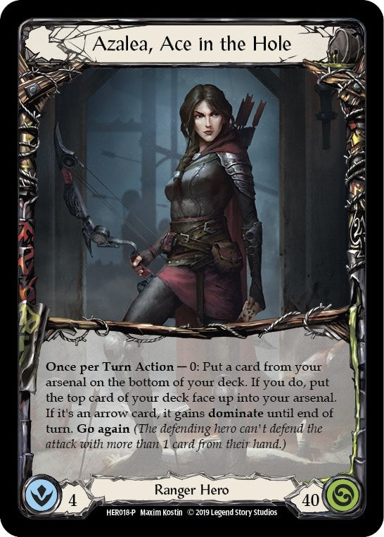 Image for Azalea, Ace in the Hole (Rainbow) - HER018 (HER018) (Flesh and Blood: Promo Cards) - Flesh and Blood TCG