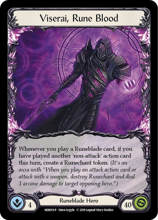 Image for Viserai, Rune Blood (Rainbow) - HER019 (HER019) (Flesh and Blood: Promo Cards) - Flesh and Blood TCG