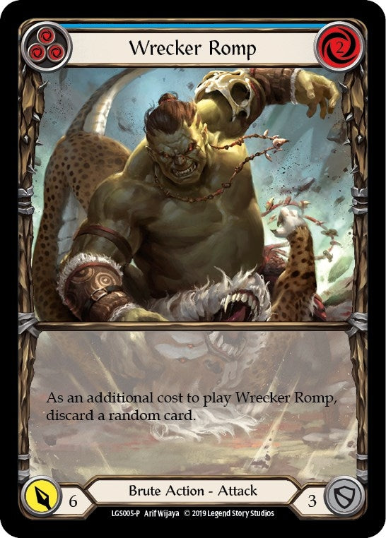 Image for Wrecker Romp (Blue) - LGS005 (LGS005) (Flesh and Blood: Promo Cards) - Flesh and Blood TCG