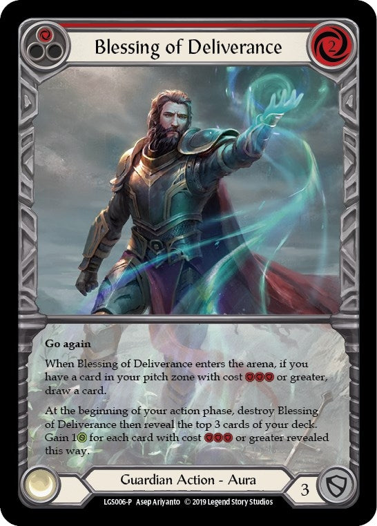 Image for Blessing of Deliverance (Red) - LGS006 (LGS006) (Flesh and Blood: Promo Cards) - Flesh and Blood TCG