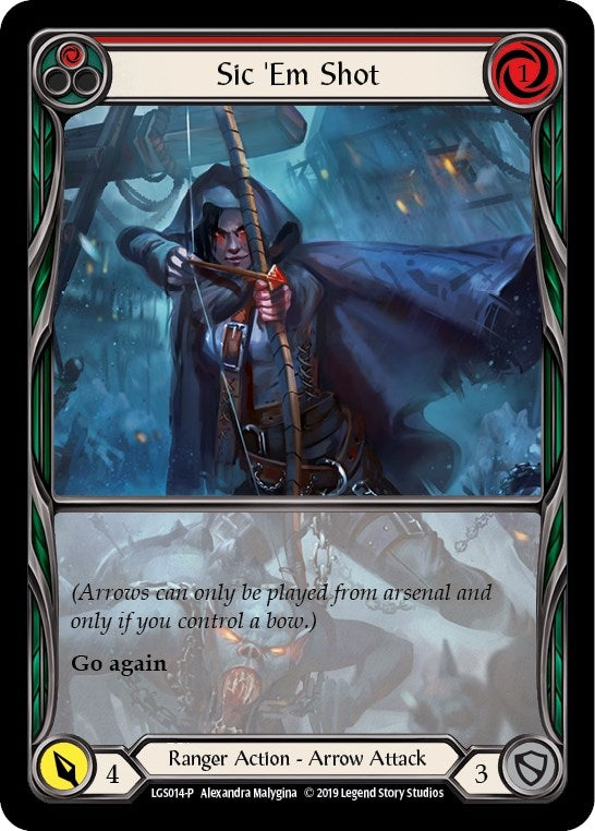 Image for Sic 'Em Shot (Red) - LGS014 (LGS014) (Flesh and Blood: Promo Cards) - Flesh and Blood TCG
