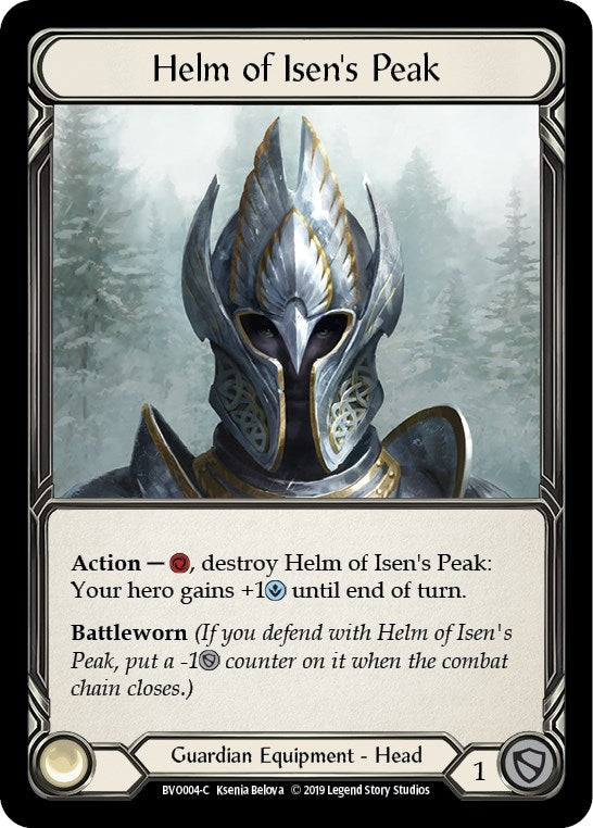 Image for Helm of Isen's Peak (BVO004) (Hero Deck: Bravo) - Flesh and Blood TCG