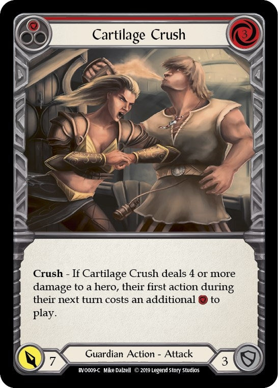 Image for Cartilage Crush (Red) (BVO009) (Hero Deck: Bravo) - Flesh and Blood TCG