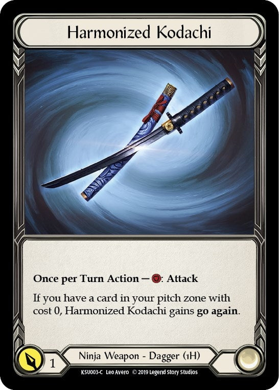 Image for Harmonized Kodachi (KSU003) (Hero Deck: Katsu) - Flesh and Blood TCG