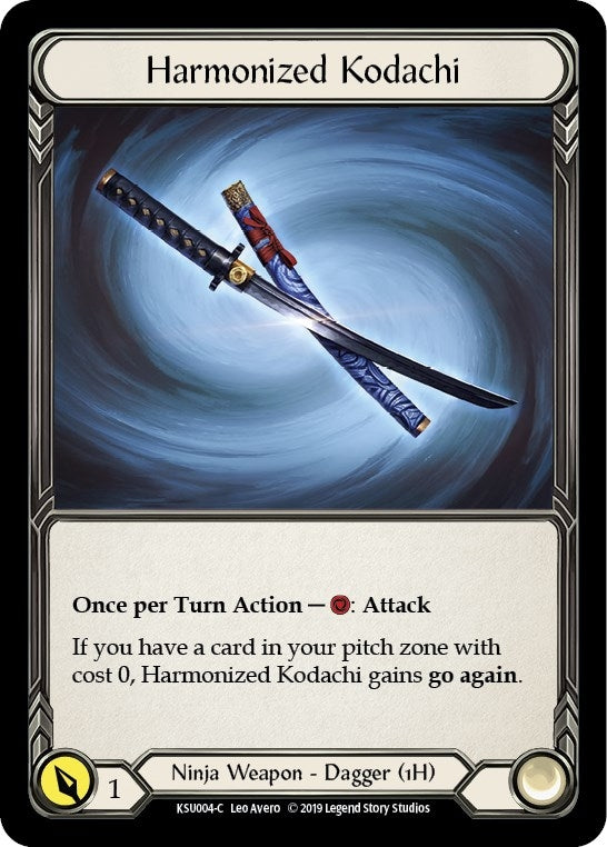 Image for Harmonized Kodachi (Reverse) (KSU004) (Hero Deck: Katsu) - Flesh and Blood TCG