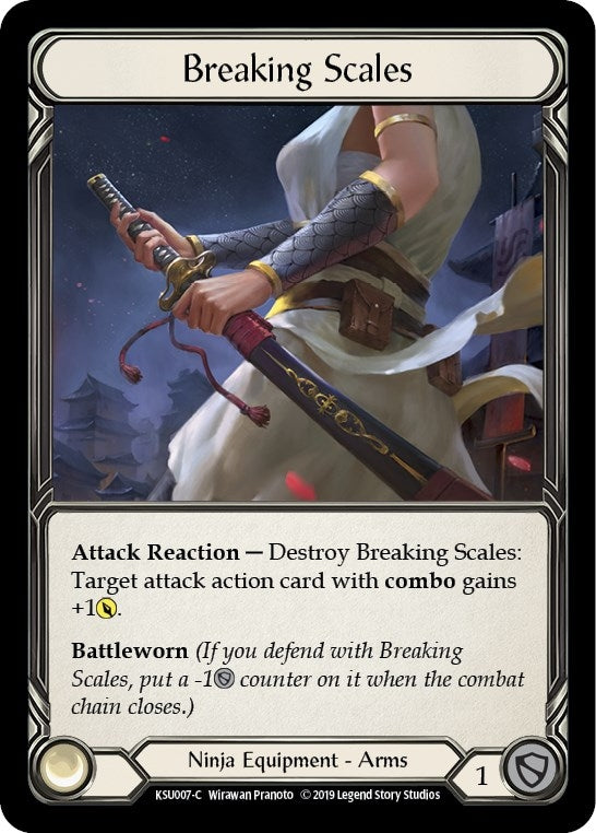 Image for Breaking Scales (KSU007) (Hero Deck: Katsu) - Flesh and Blood TCG