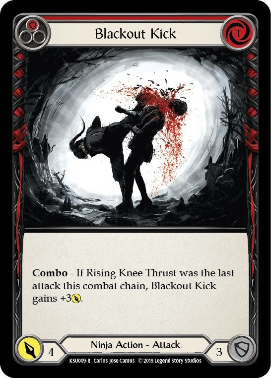 Image for Blackout Kick (Red) (KSU009) (Hero Deck: Katsu) - Flesh and Blood TCG