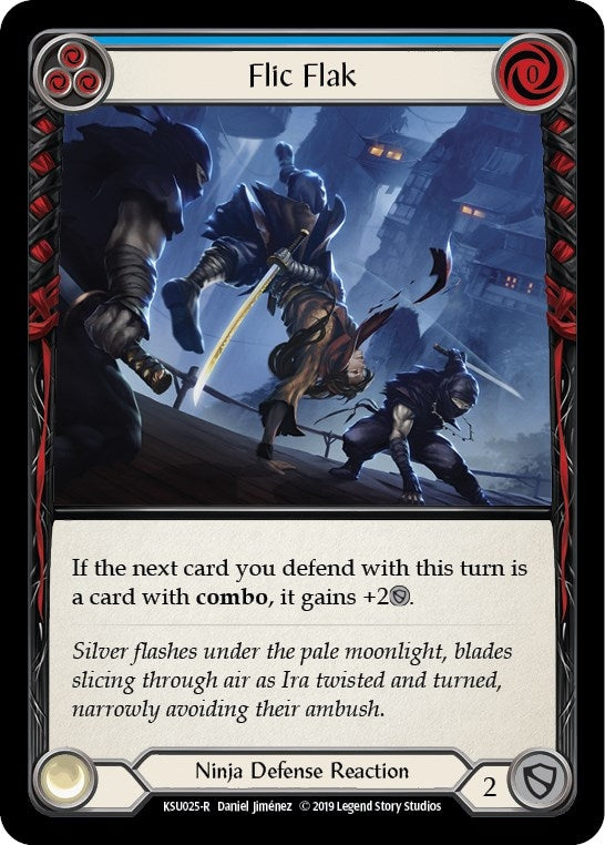 Image for Flic Flak (Blue) (KSU025) (Hero Deck: Katsu) - Flesh and Blood TCG