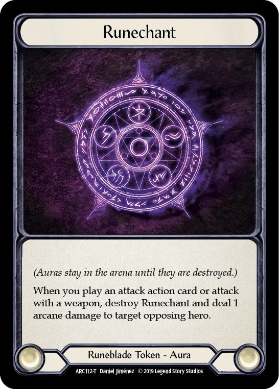 Image for Runechant // Viserai, Rune Blood (ARC112 // ARC075) (Arcane Rising) - Flesh and Blood TCG