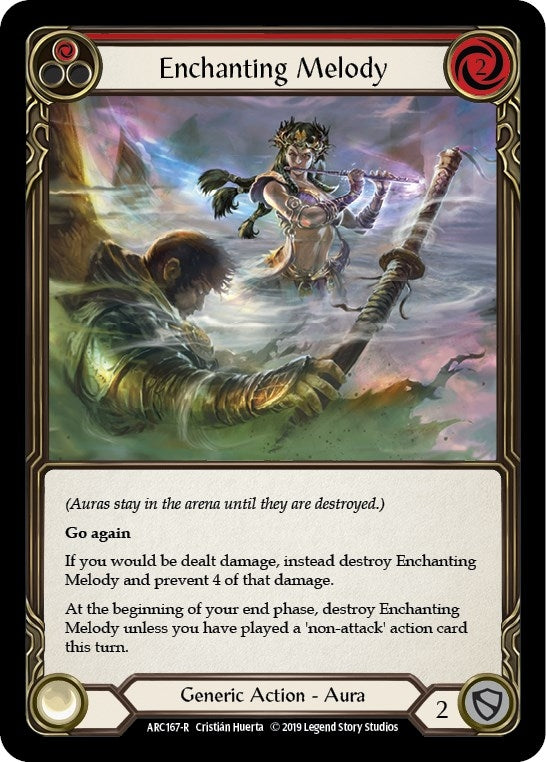 Image for Enchanting Melody (Red) (ARC167) (Arcane Rising) - Flesh and Blood TCG