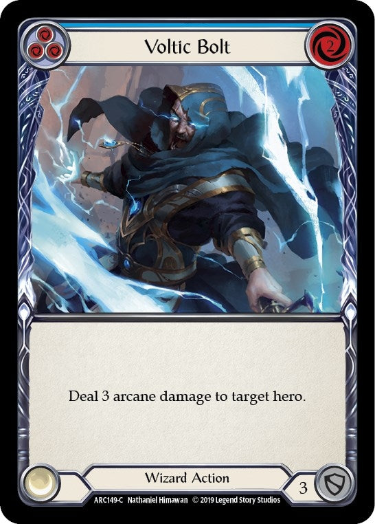 Image for Voltic Bolt (Blue) (ARC149) (Arcane Rising) - Flesh and Blood TCG