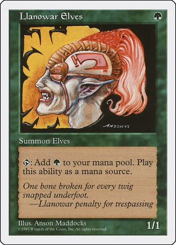 Image for Llanowar Elves [Fifth Edition]