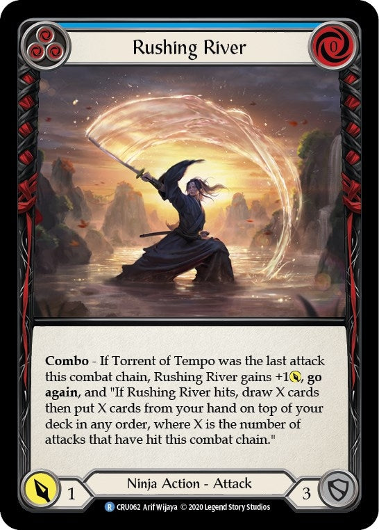 Image for Rushing River (Blue) (CRU062) (Crucible of War) - Flesh and Blood TCG