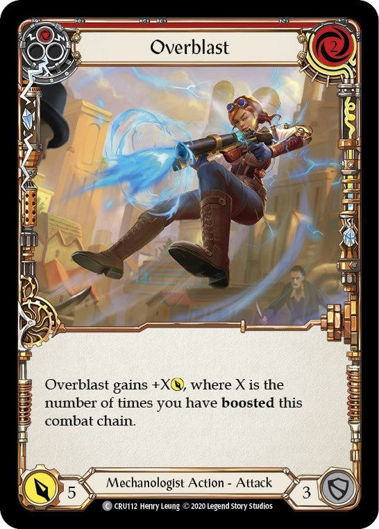 Image for Overblast (Red) (CRU112) (Crucible of War) - Flesh and Blood TCG