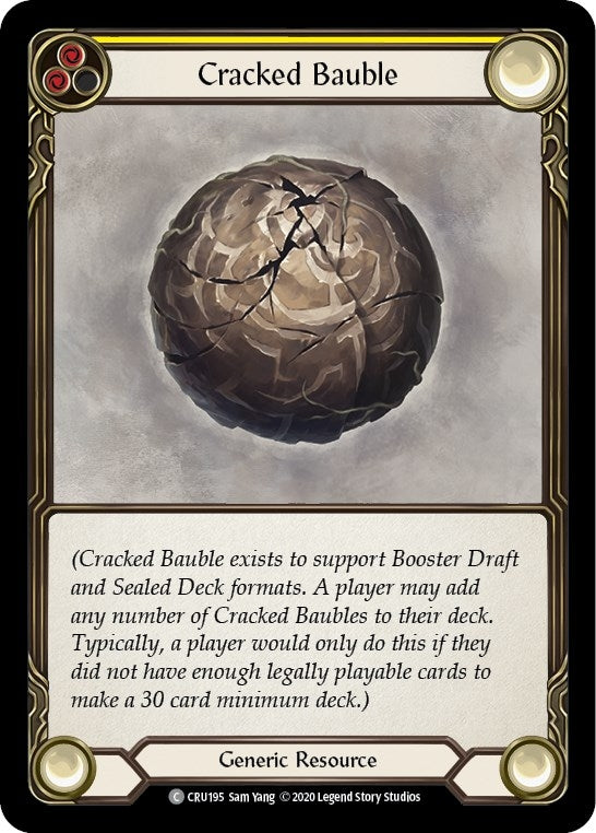 Image for Cracked Bauble (CRU195) (Crucible of War) - Flesh and Blood TCG