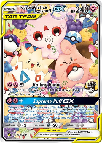 Image for Togepi & Cleffa & Igglybuff GX - 143a/236 (143a/236) - Pokemon