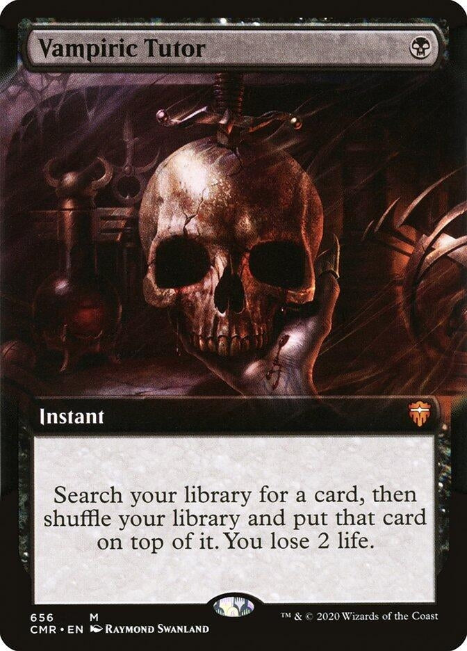 Image for Vampiric Tutor (Extended Art) (656) [Commander Legends]