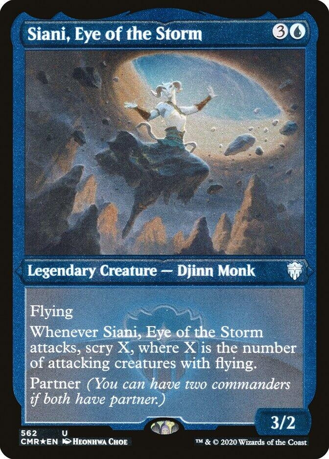 Image for Siani, Eye of the Storm (Foil Etched) (562) [Commander Legends]