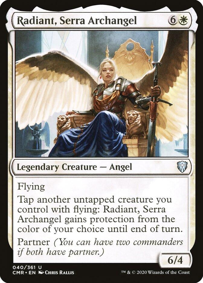 Image for Radiant, Serra Archangel (40) [Commander Legends]