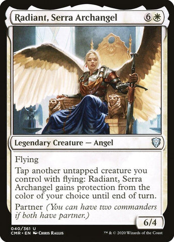 Image for Radiant, Serra Archangel (40) [Commander Legends]