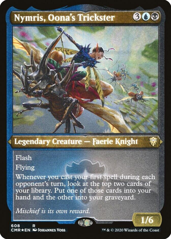 Image for Nymris, Oona's Trickster (Foil Etched) (608) [Commander Legends]