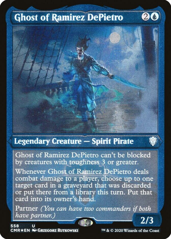 Image for Ghost of Ramirez DePietro (Foil Etched) (558) [Commander Legends]