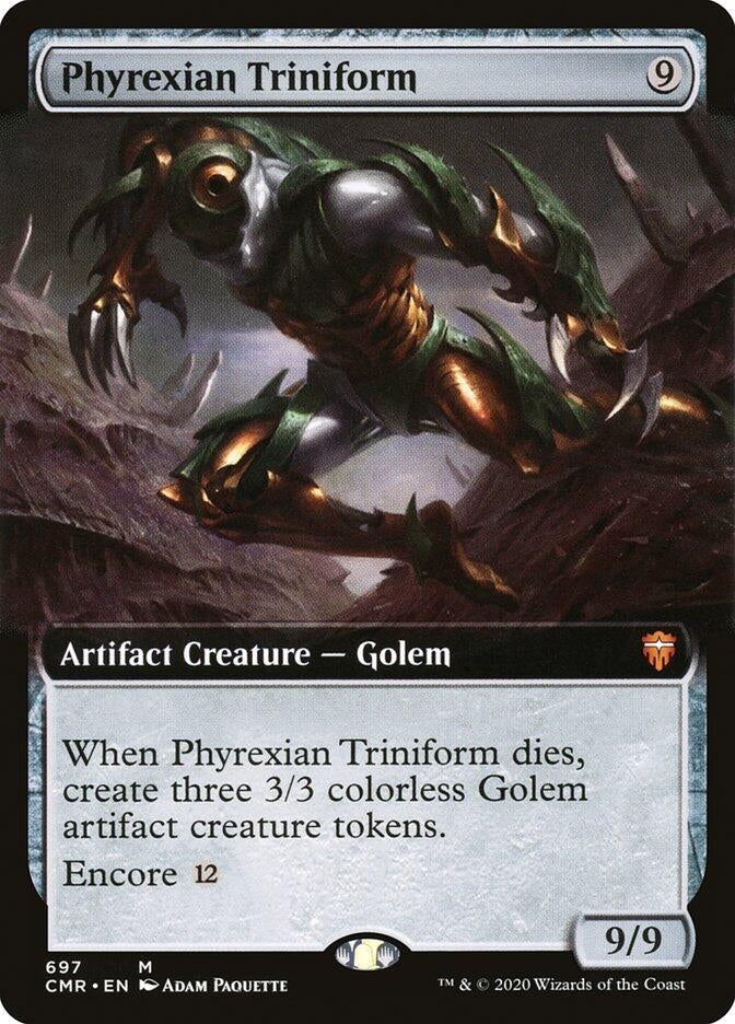 Image for Phyrexian Triniform (Extended Art) (697) [Commander Legends]
