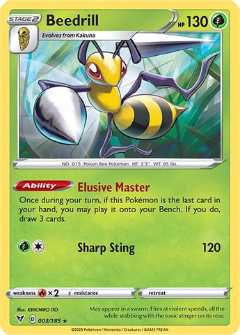 Image for Beedrill (003/185) [SWSH04: Vivid Voltage]