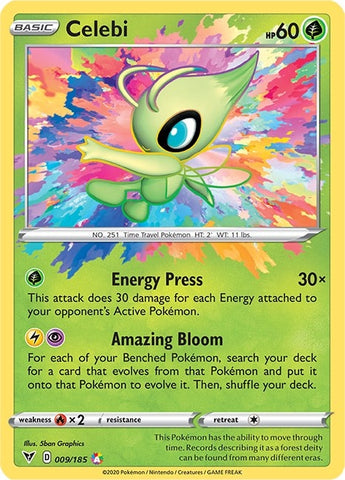 Image for Celebi (009/185) [SWSH04: Vivid Voltage]